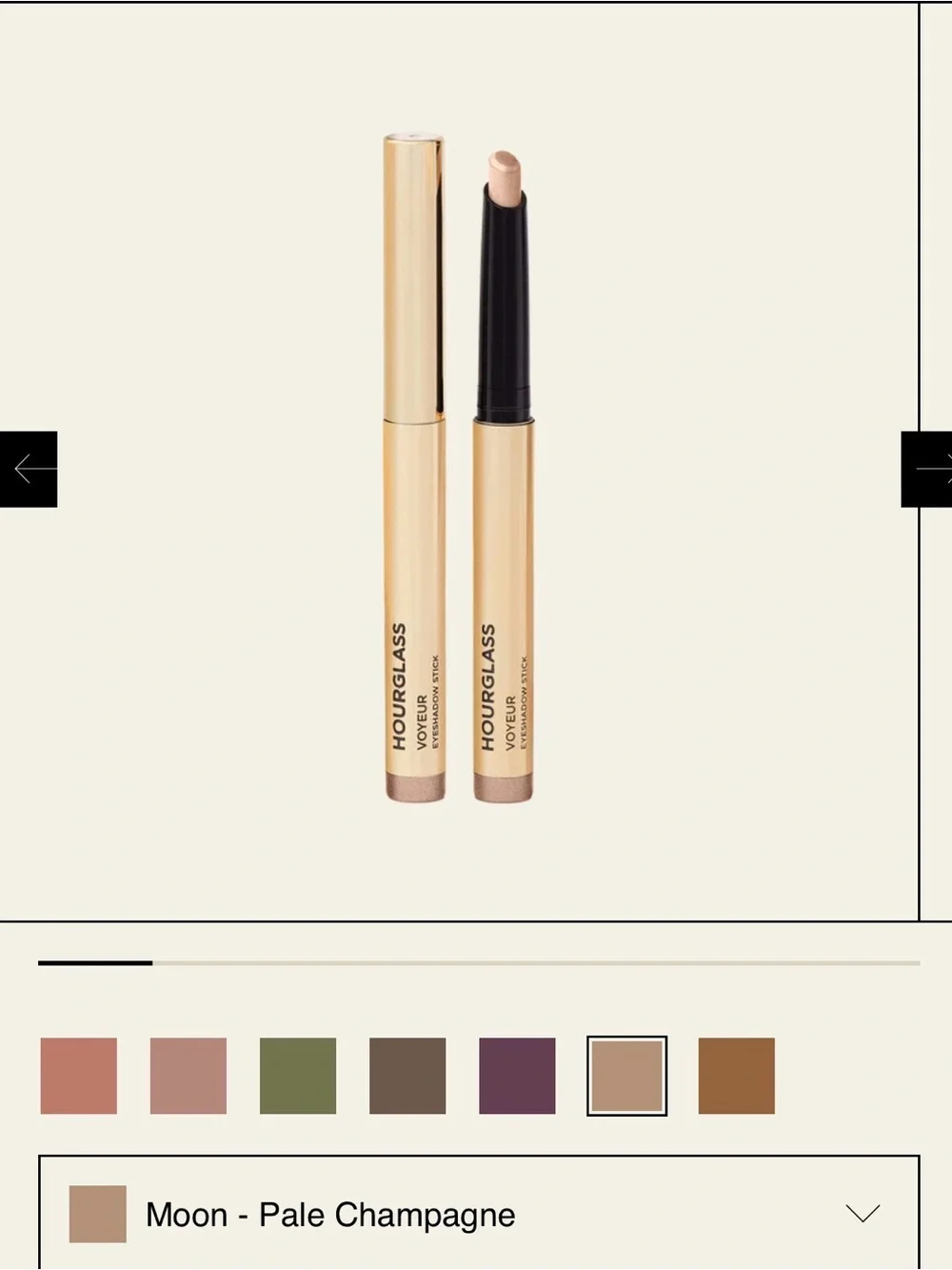 Hourglass Voyeur Eyeshadow Stick~ Moon